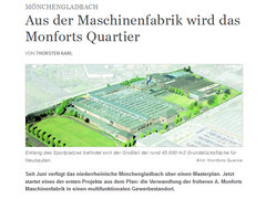 Immobilien Zeitung: Aus der Maschinenfabrik wird das Monforts-Quartier
