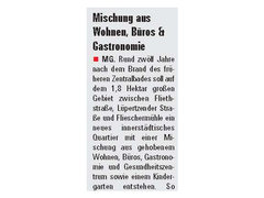 Maas-Rhein-Zeitung: Mischung aus Wohnen, Büros und Gastronomie