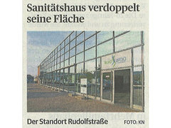 Rheinische Post: Sanitätshaus verdoppelt seine Fläche: Vorschau