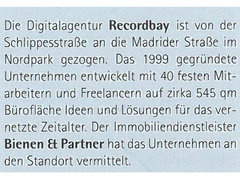 IHK Magazin: Recordbay: Vorschau