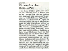 Immobilienzeitung: Kleinewefers plant Business Park