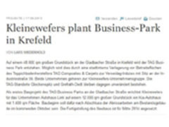 Immobilienzeitung.de: Kleinewefers plant Business Park in Krefeld: Vorschau