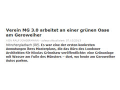 Rheinische Post: Verein MG 3.0 arbeitet an einer grünen Oase