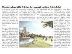 Maas Rhein Zeitung: Masterplan MG 3.0 im internationalen Blickfeld: Vorschau