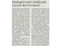 Rheinische Post: Haass geht nach Güdderath, Leco in den Nordpark: Vorschau