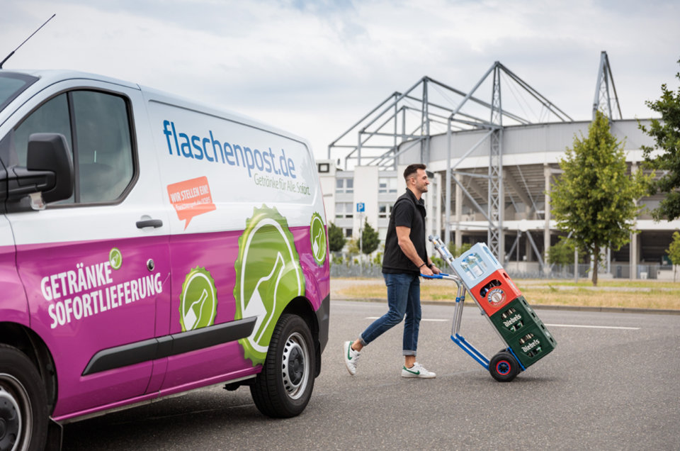 Und ab die Flasche – Getränkelieferservice Flaschenpost eröffnet